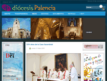 Tablet Screenshot of diocesispalencia.org